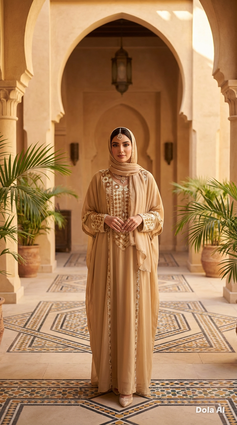 Toffee Crystallised Emirate Thobe