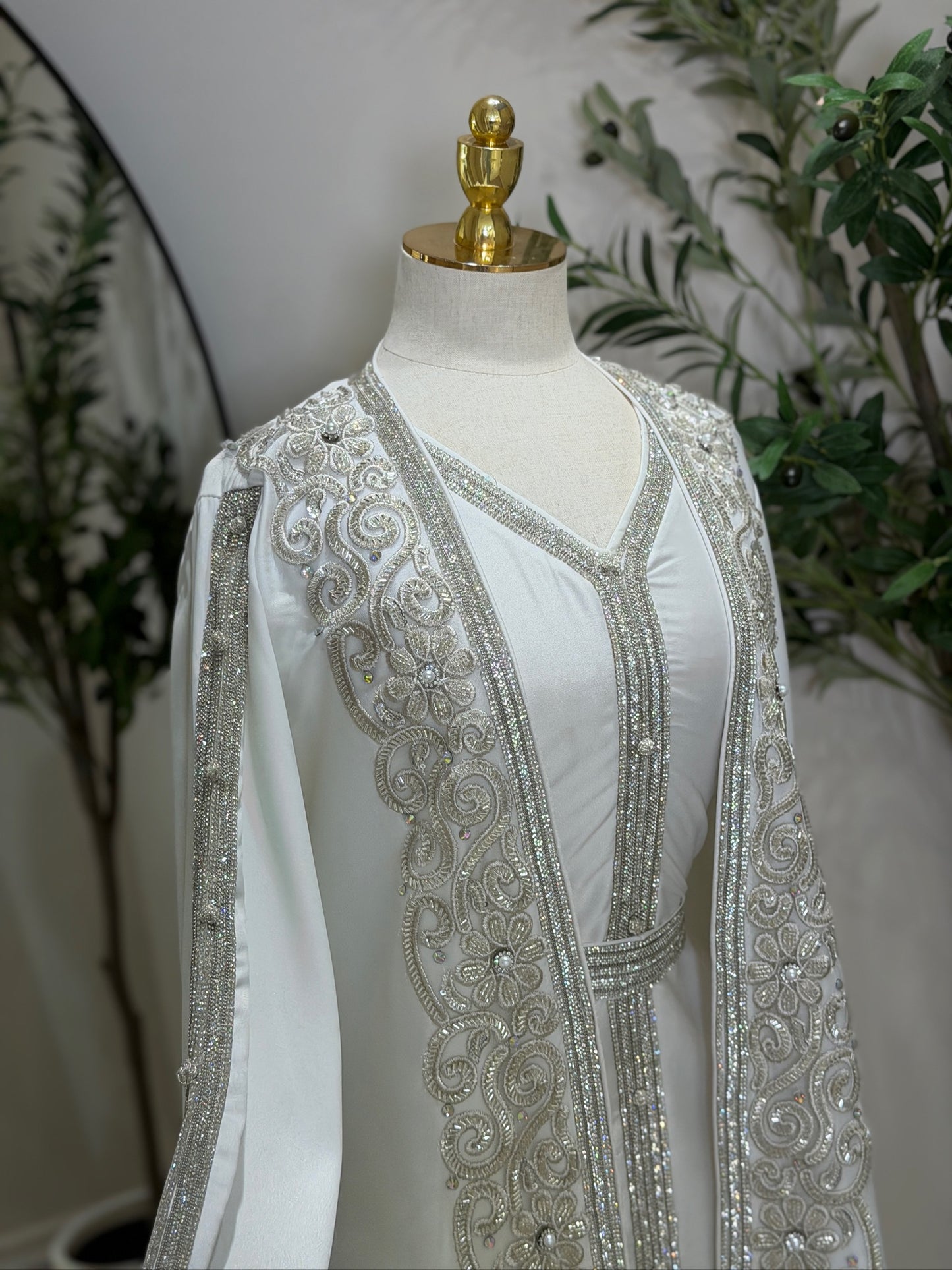 Nisrin 3 Piece Luxury Khaliji Caftan