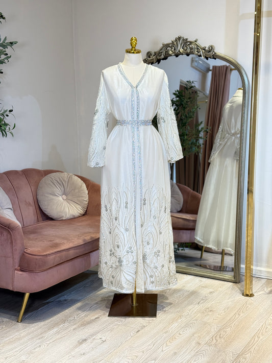Nisreen Hand Embellished Luxury Caftan Gown