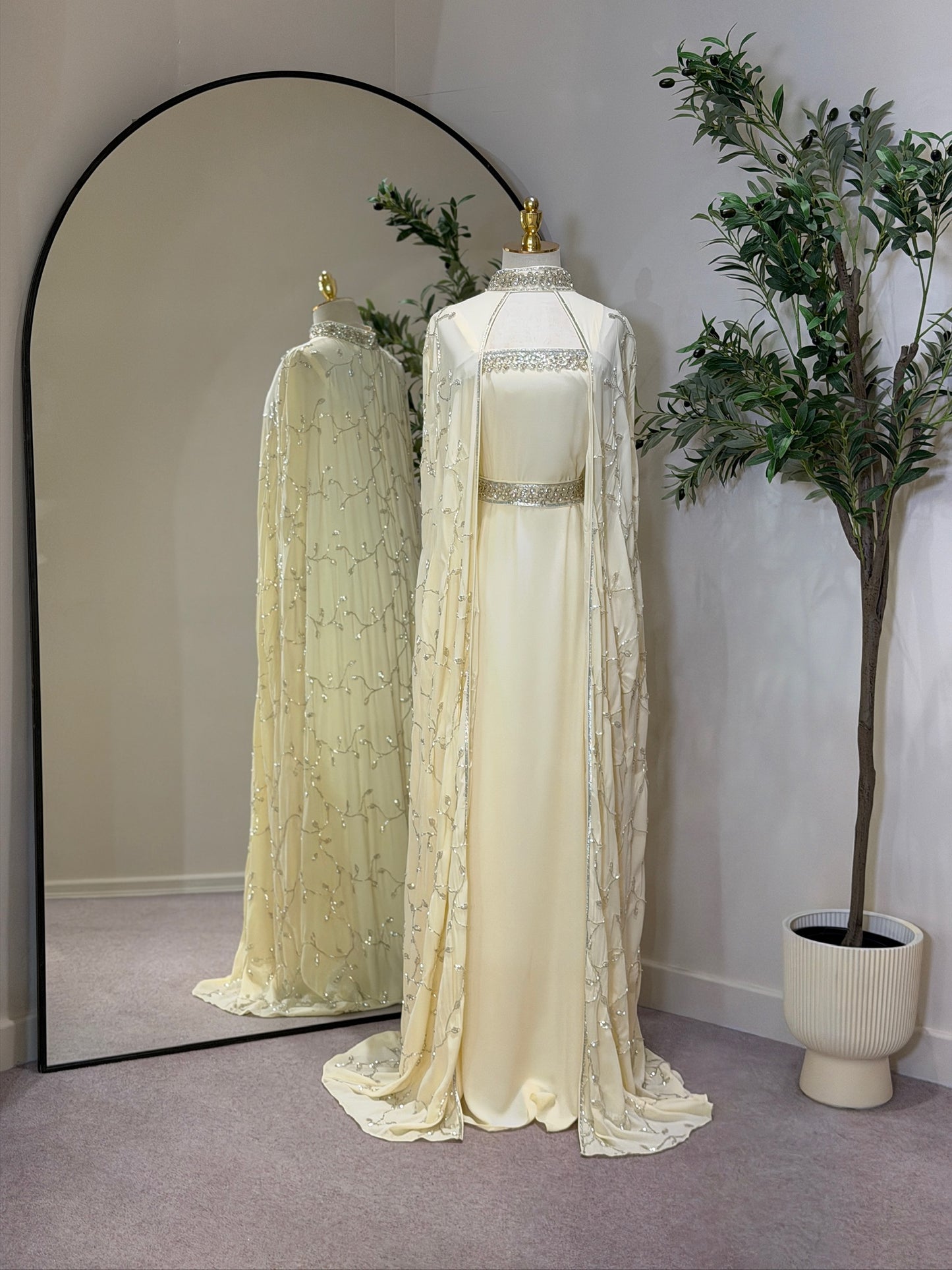 Mariam 3 Piece Luxury Khaliji Caftan