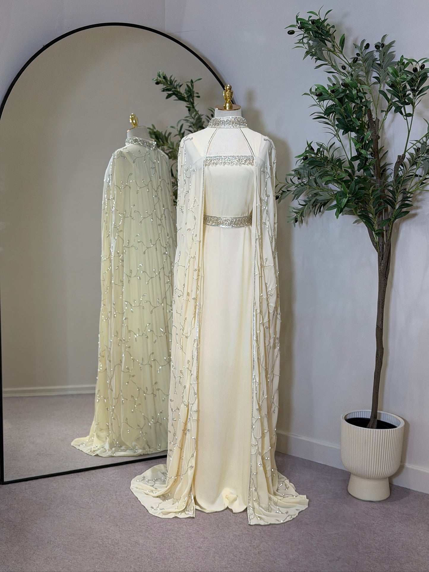 Mariam 3 Piece Luxury Khaliji Caftan