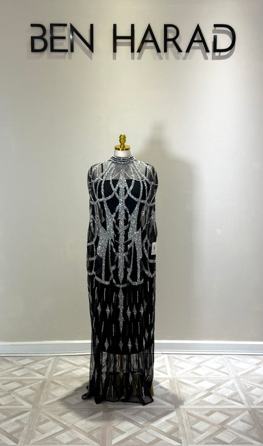 Rowan 2 Piece Fully Embellished Gown/Caftan