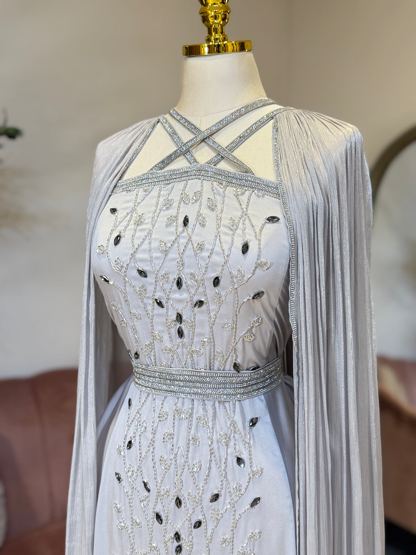 Latifa Luxury Handmade Caftan Gown