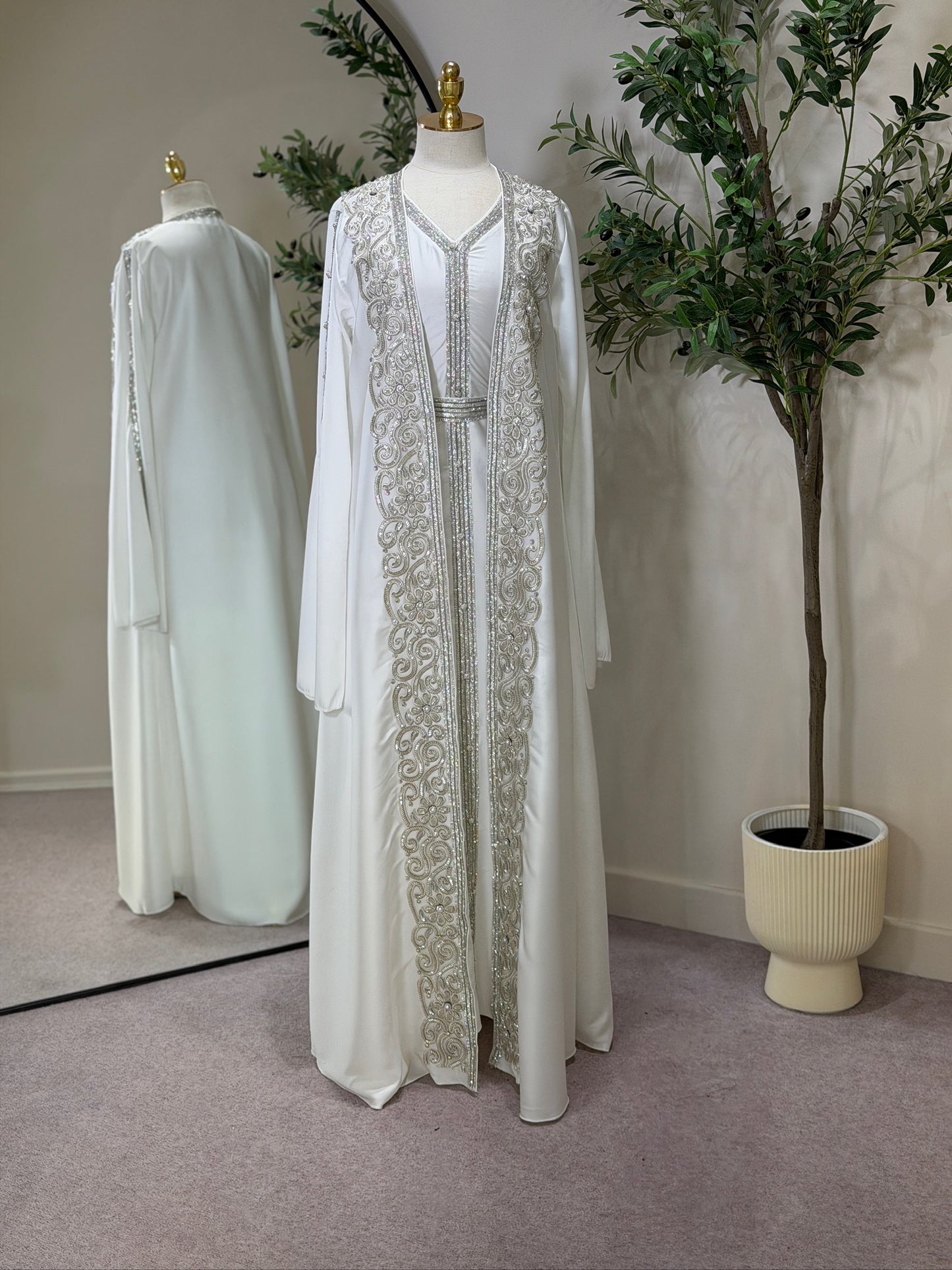 Nisrin 3 Piece Luxury Khaliji Caftan