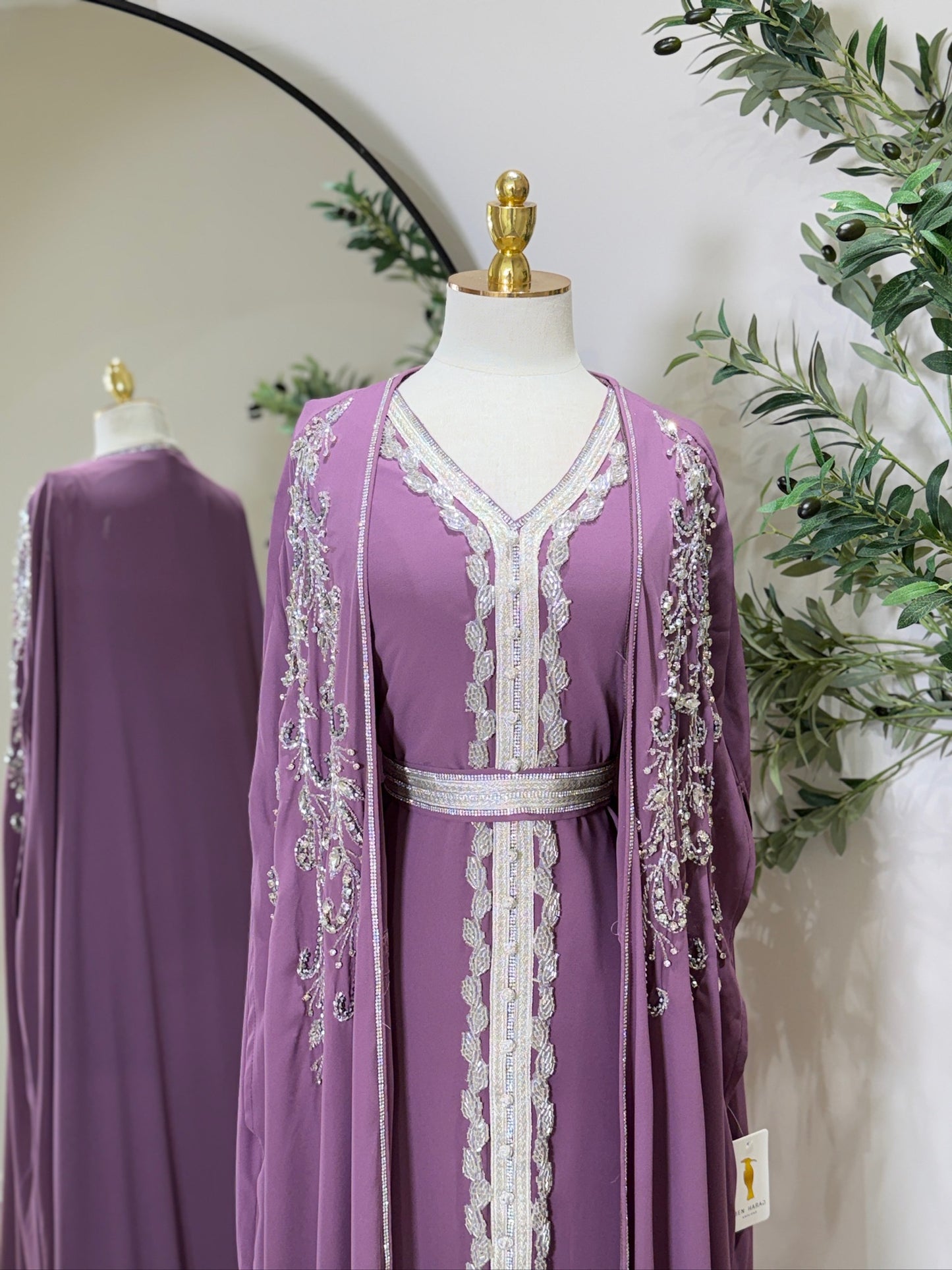 Elara Luxury 3 Piece Khaliji Caftan