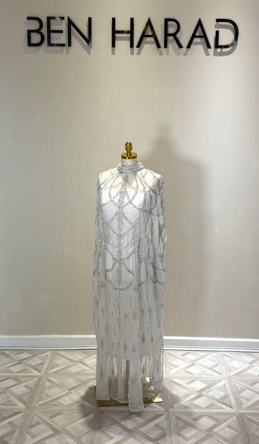 Rowan 2 Piece Fully Embellished Gown/Caftan