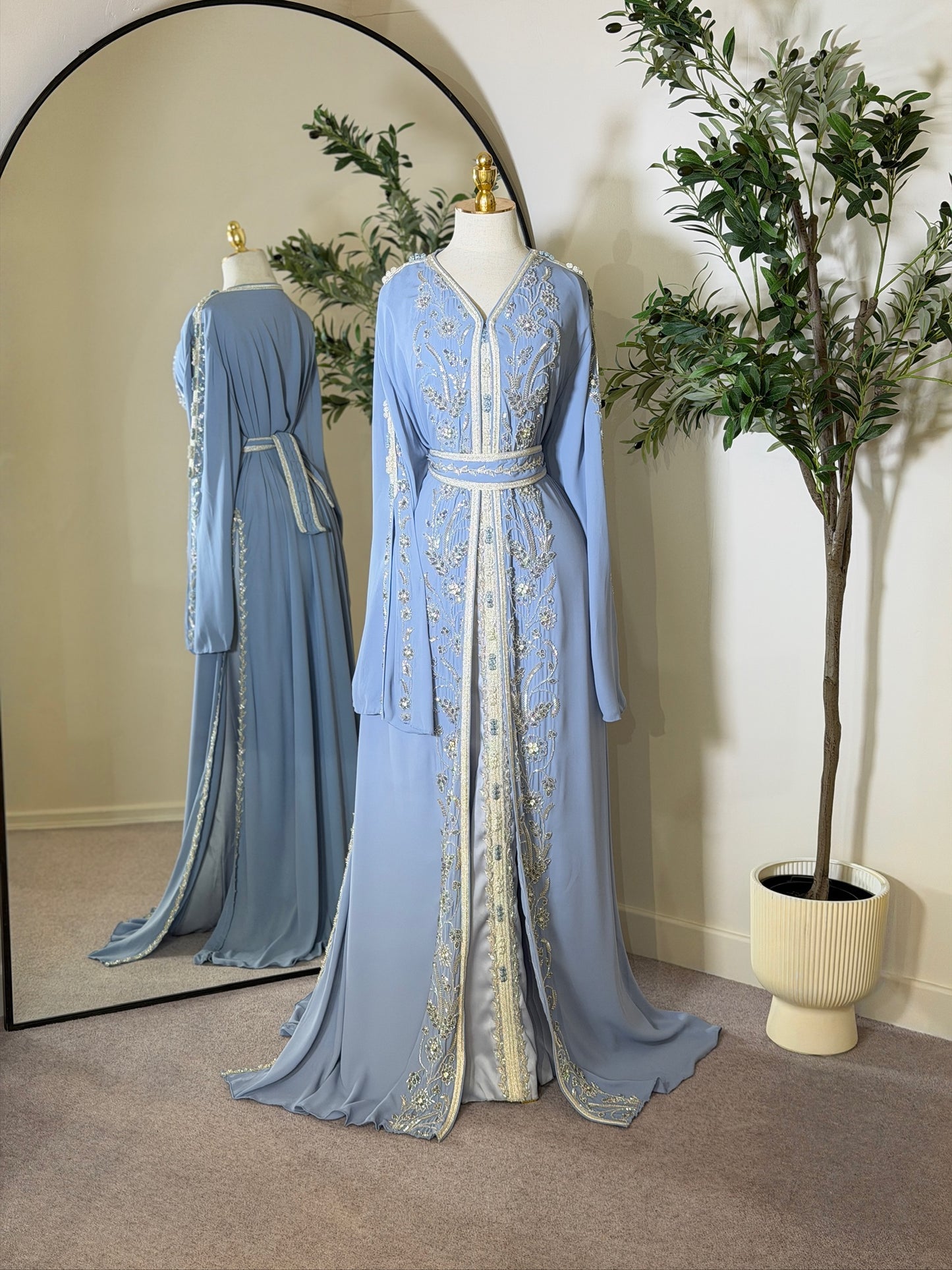 Amira 3 Piece Luxury Khaliji Caftan