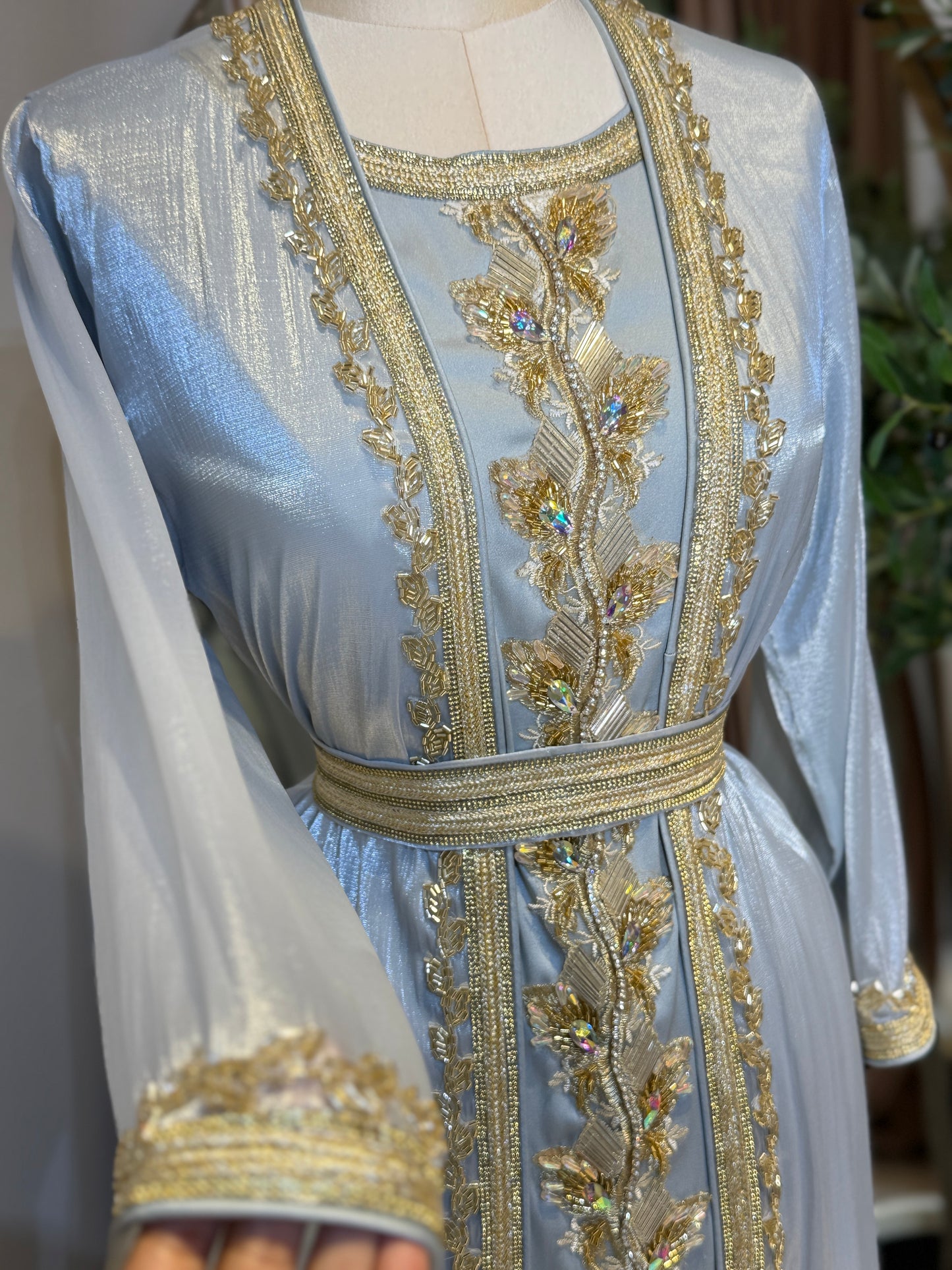 Salama Embellished Luxury Khaliji Caftan