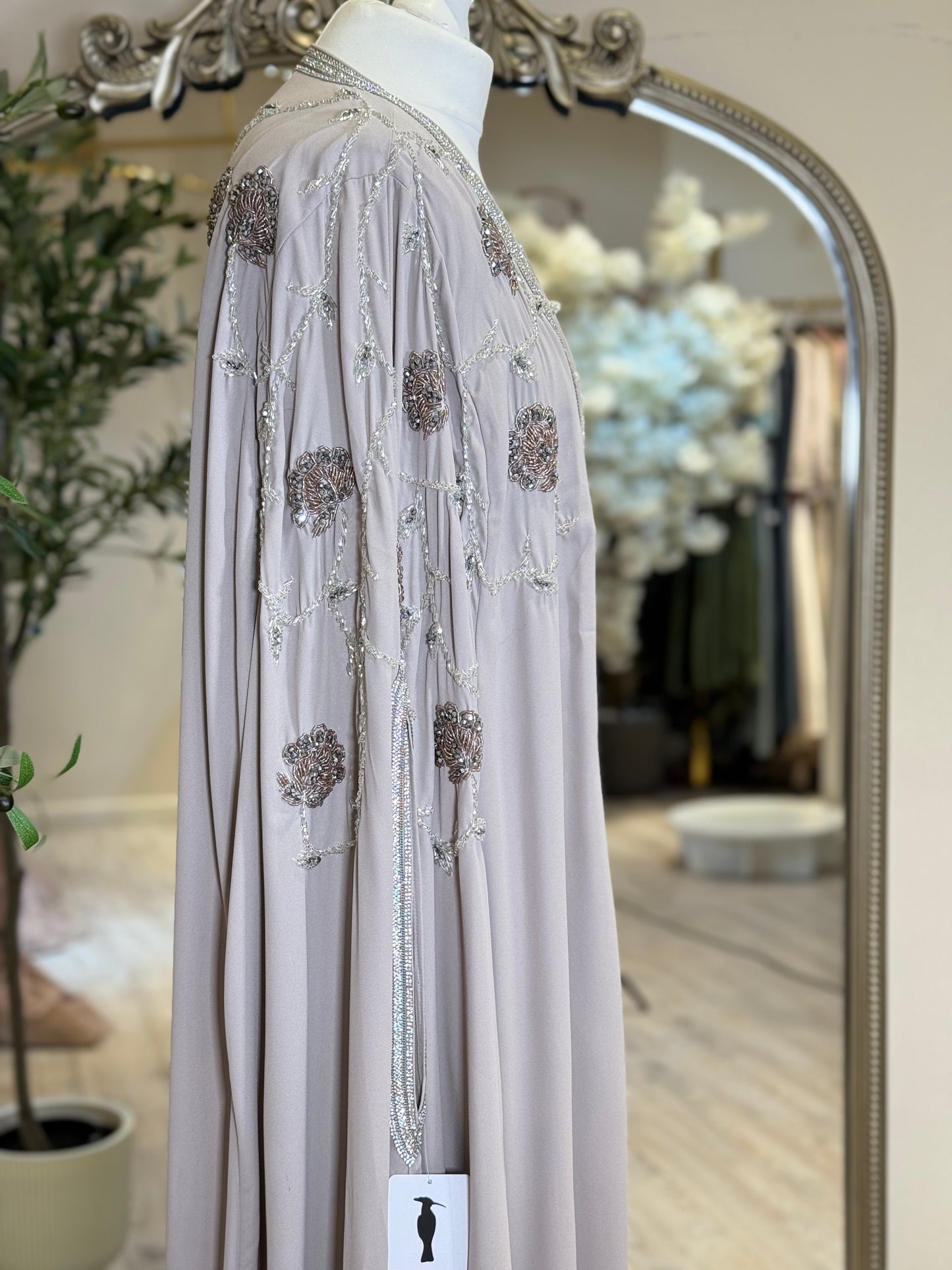 Adara Luxury Full Embalished Khaliji Caftan