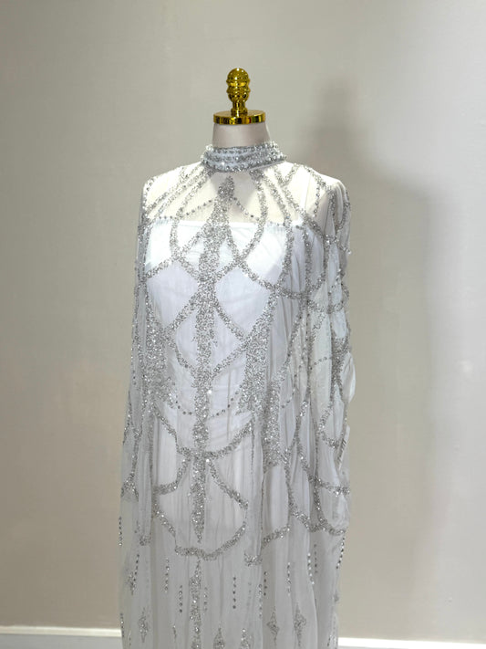 Rowan 2 Piece Fully Embellished Gown/Caftan
