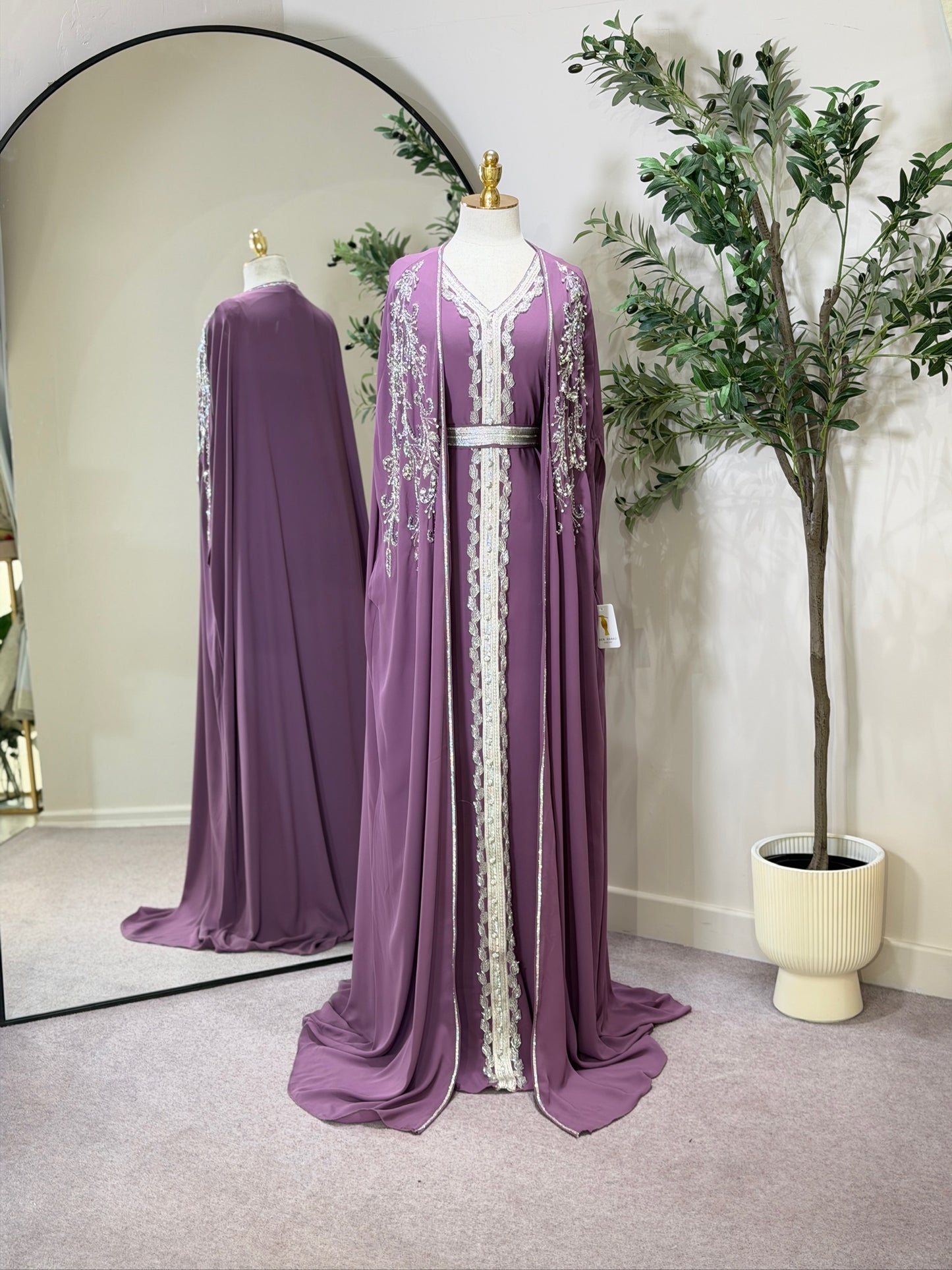 Elara Luxury 3 Piece Khaliji Caftan