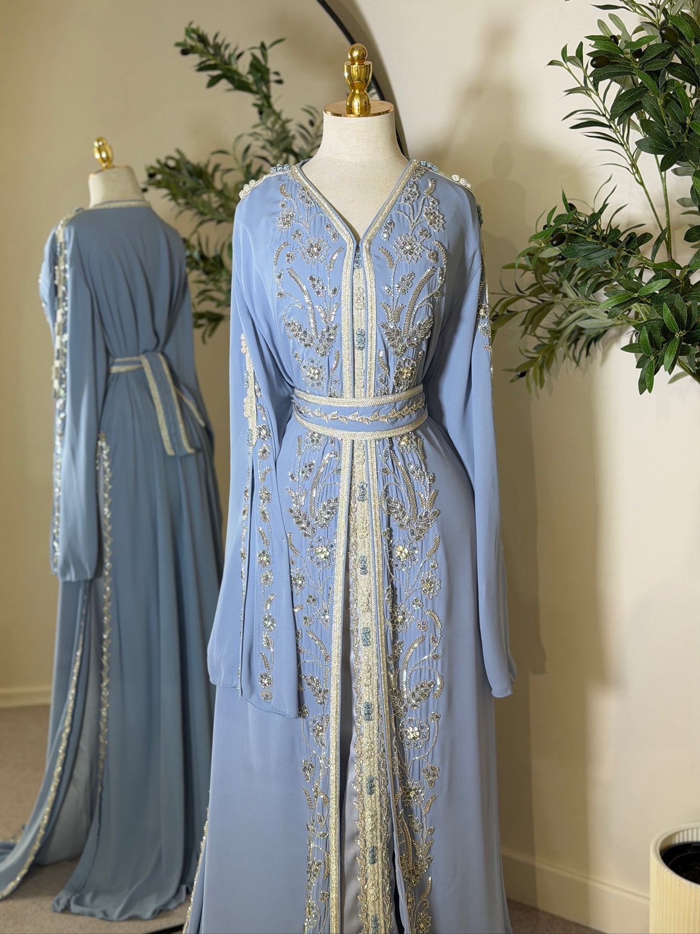 Amira 3 Piece Luxury Khaliji Caftan