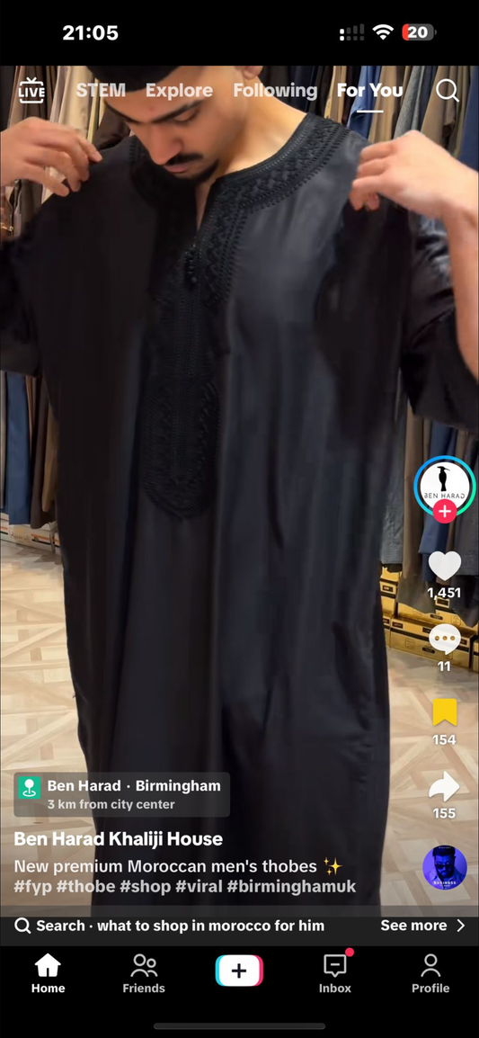 Black Moroccan THOBE