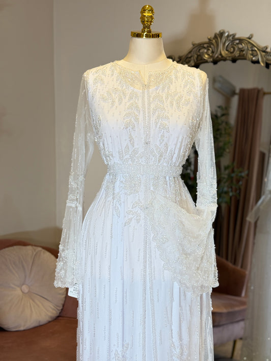 Cala Hand Embellished Luxury Khaliji Caftan 3 piece