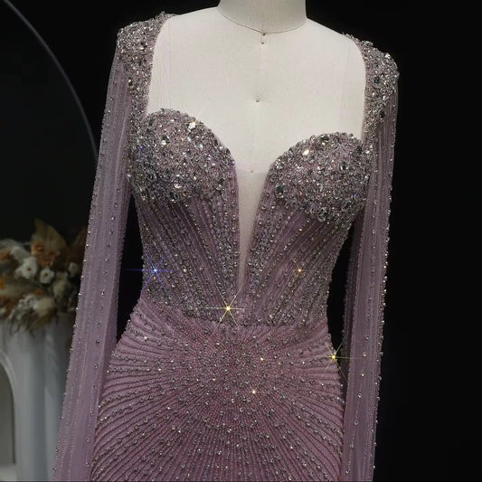 Almasa Hand Embellished Luxury Gown (Pre-Order)