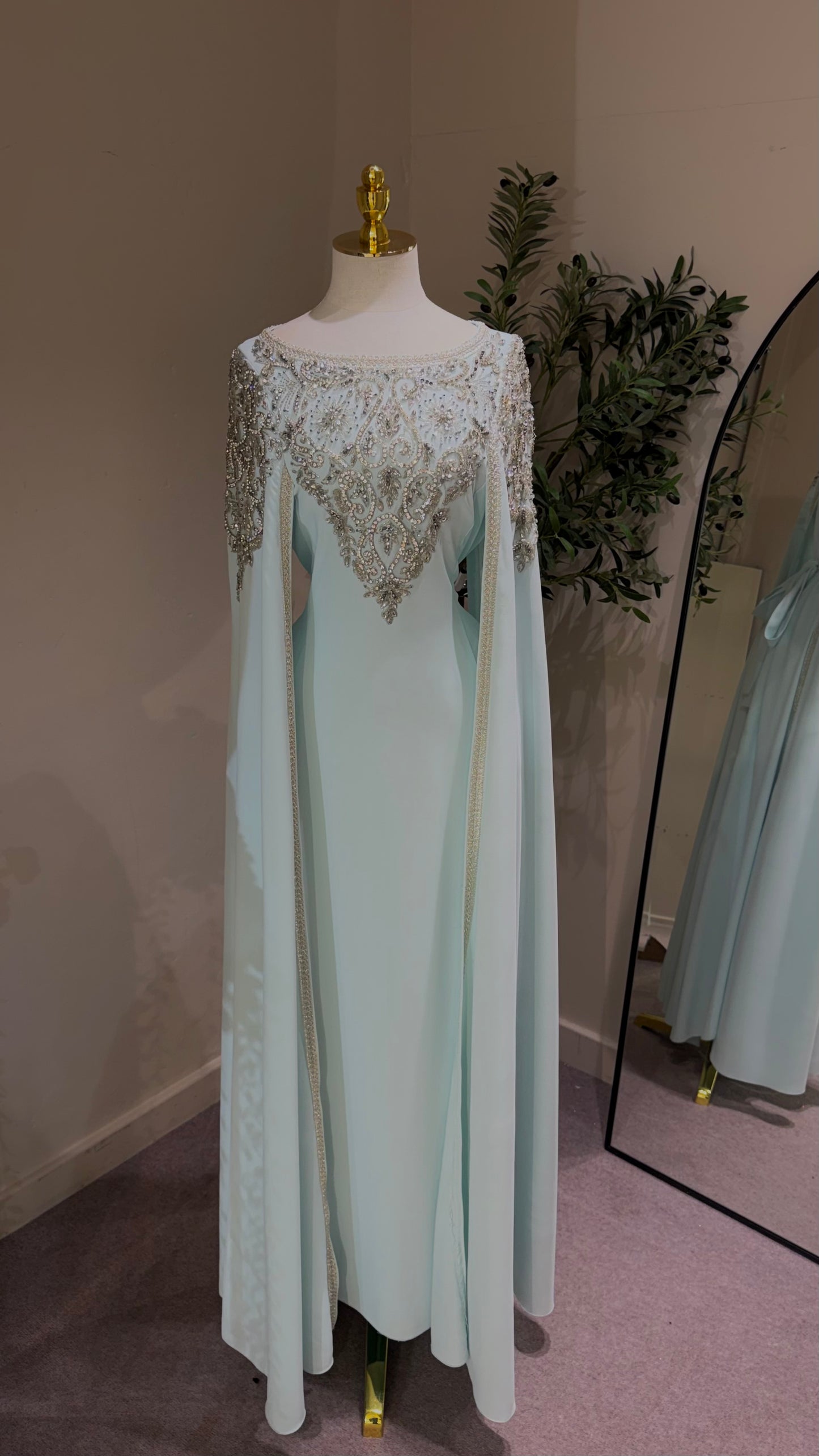 Light Blue Khaliji Kaftan