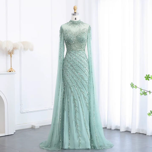 Shiza Mint Handmade Gown ( Pre-Order )