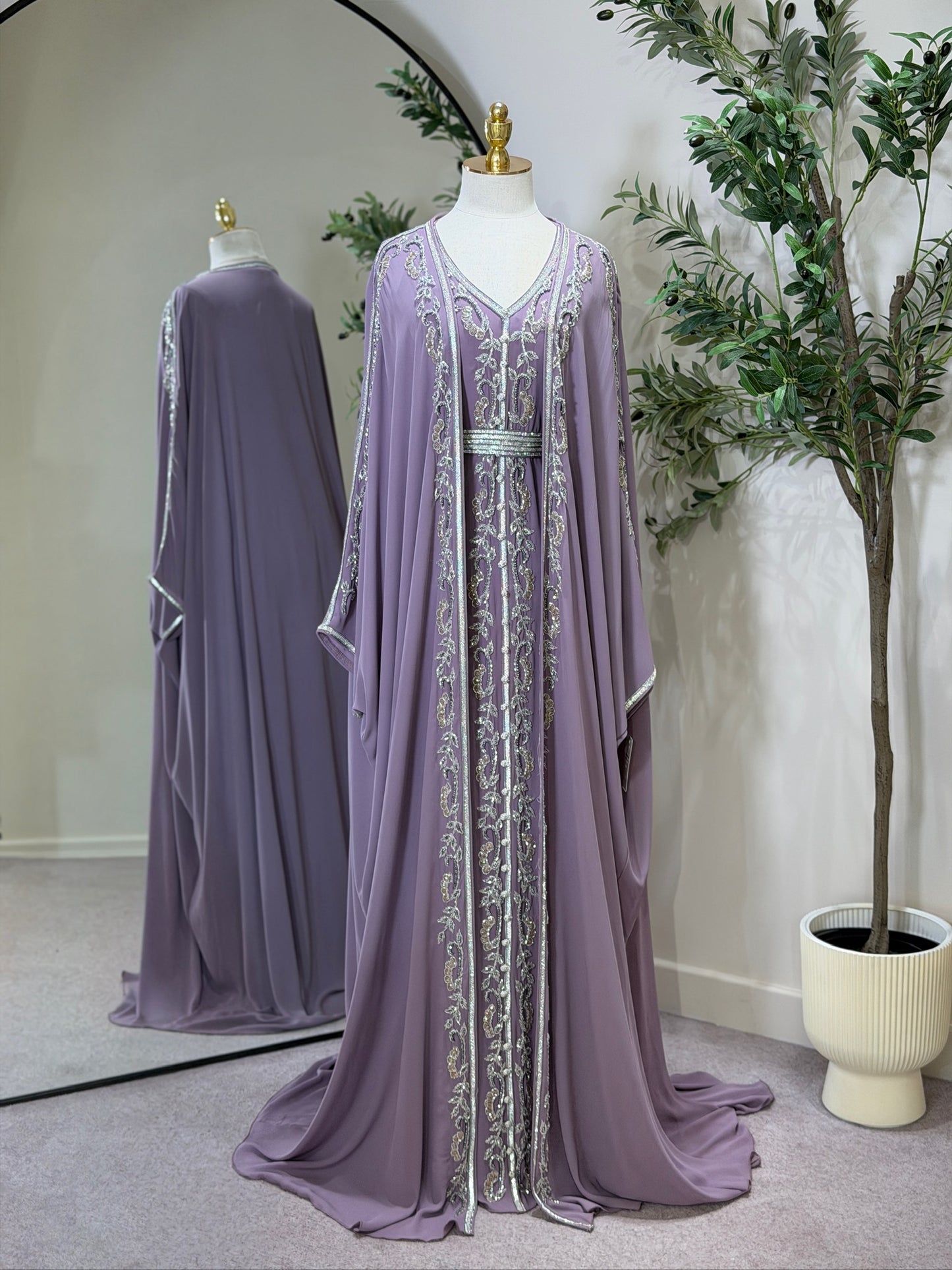 Hyam Hand Embellished Luxury Khaleeji Caftan