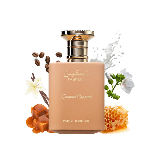 Taskeen Caramel Cascade Perfume Sample 100ml EDP Paris Corner Unisex