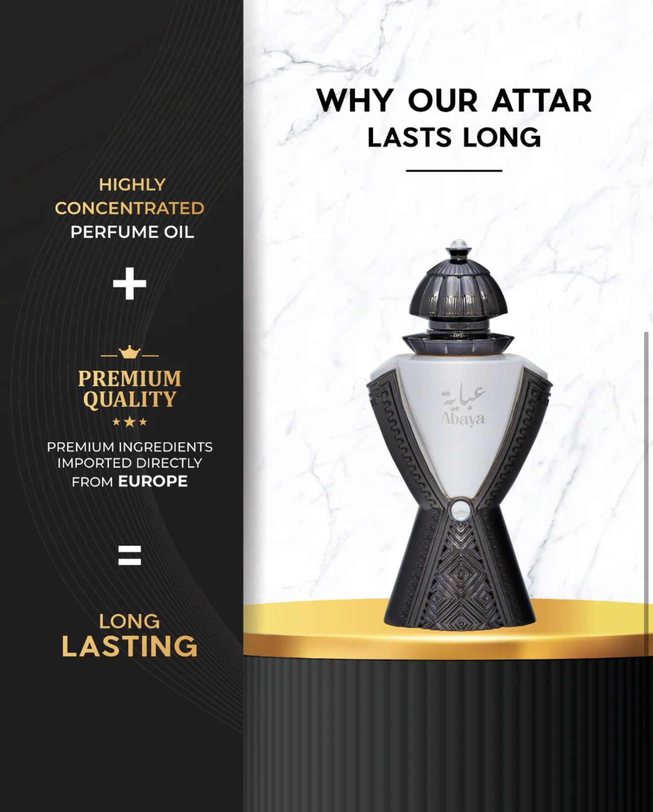 ABAYA By Naseem 18ml Concentrated Perfume Oil