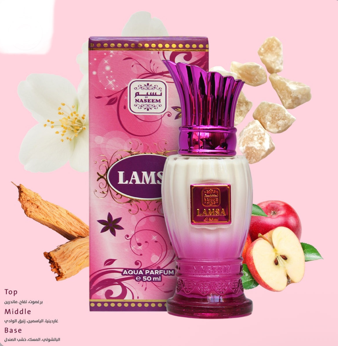 Lamsa Non Alcoholic Perfume 50ML khalta Collection By Naseem Aqua Perfum