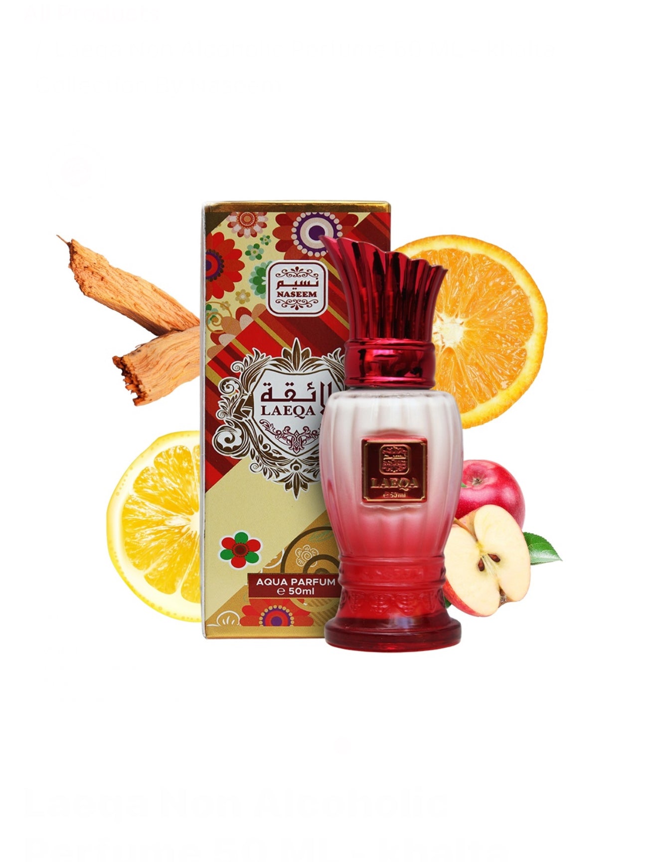 Laeqa Non Alcoholic Perfume 50ML khalta Collection By Naseem Aqua Perfum