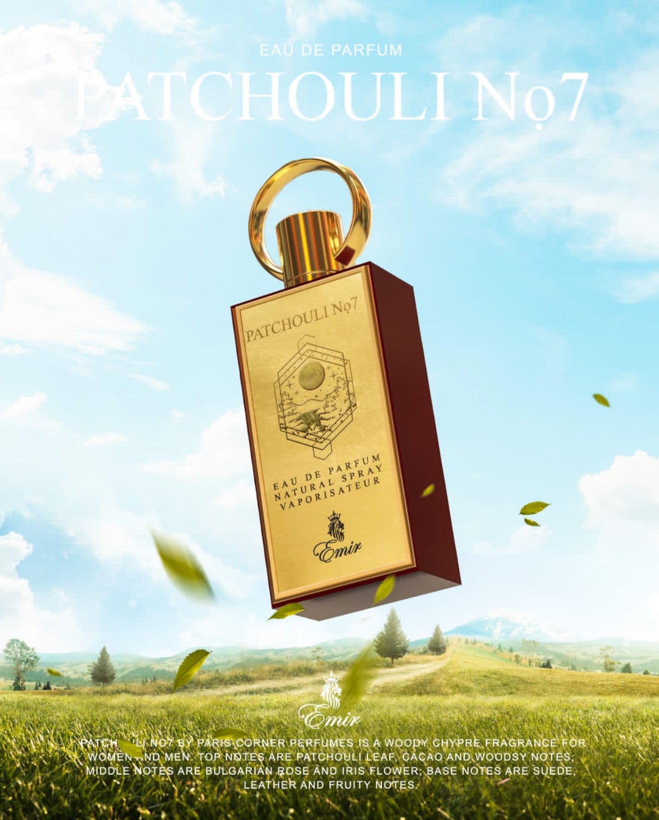 EMIR PATCHOULI NO 7 EDP 60ml By Emir Paris Corner