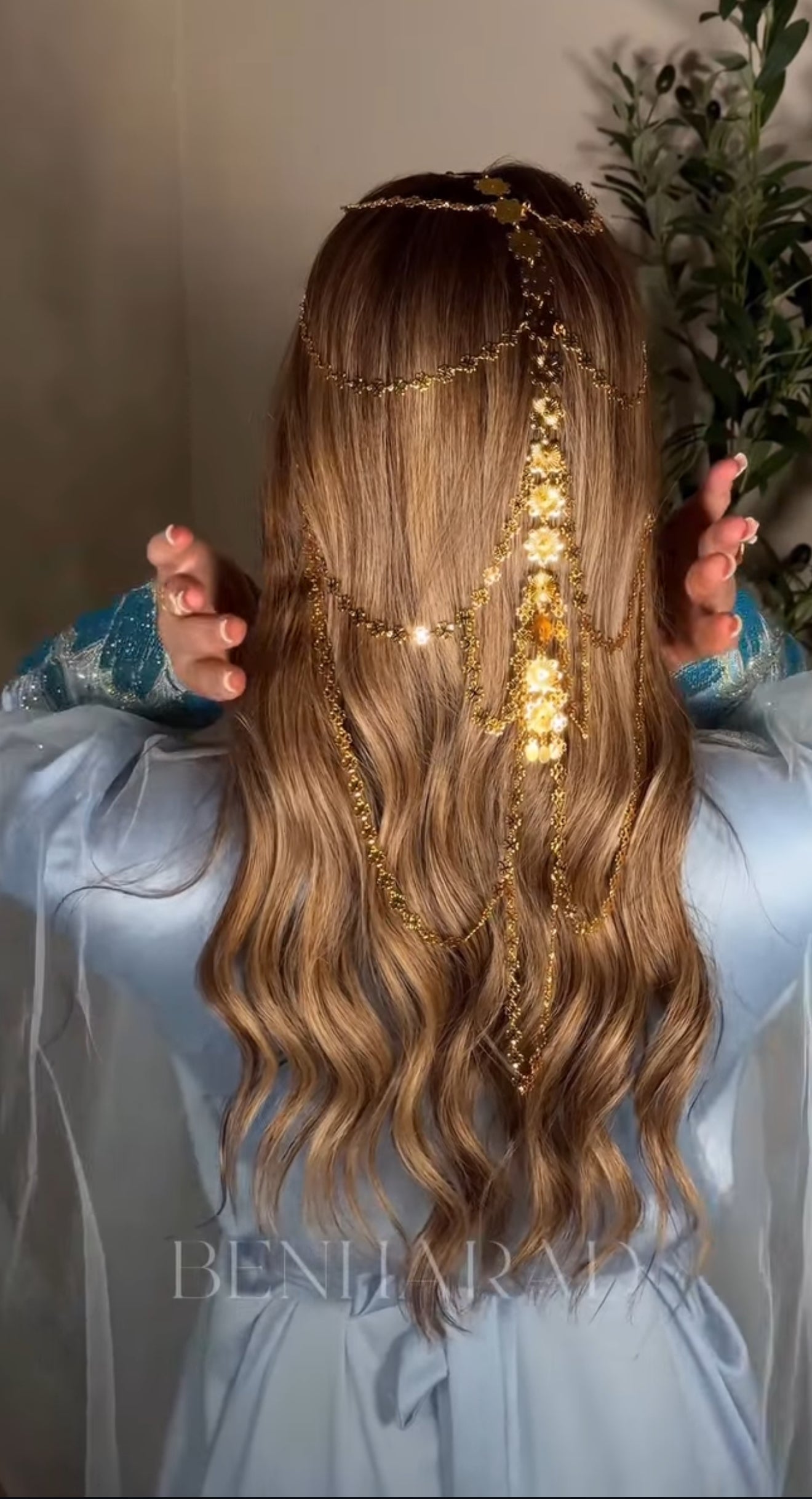 Maysa Gold Headpiece