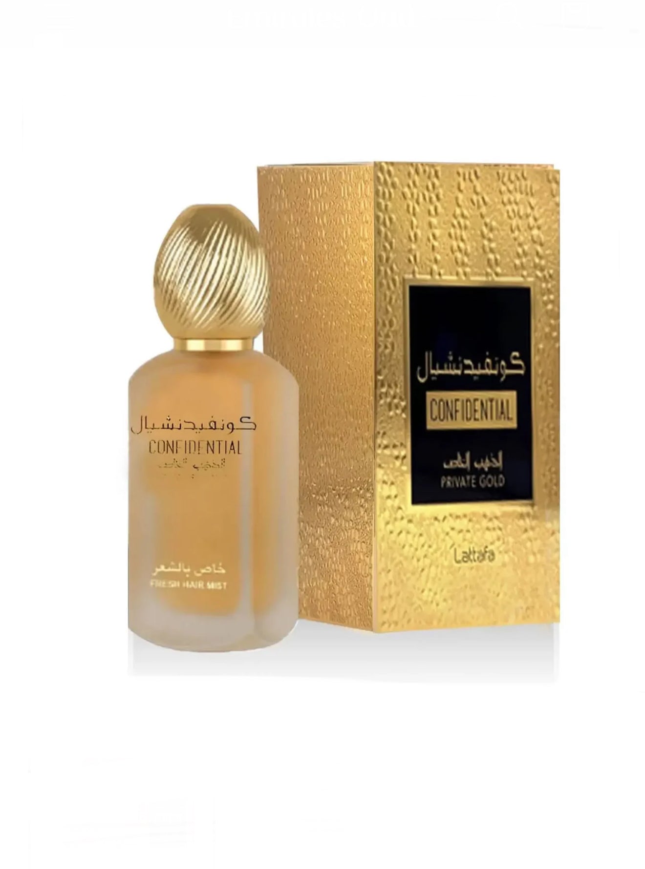 Confidential Private Gold Hair Mist 50ml Lattafa Unisex