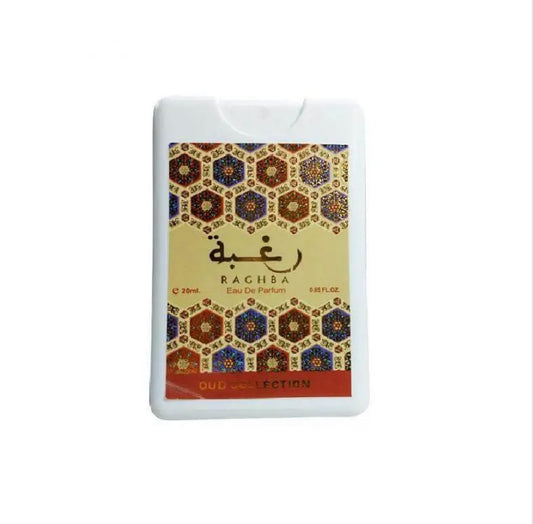 Raghba Pocket Spray Perfume 20ml by Lattafa Unisex