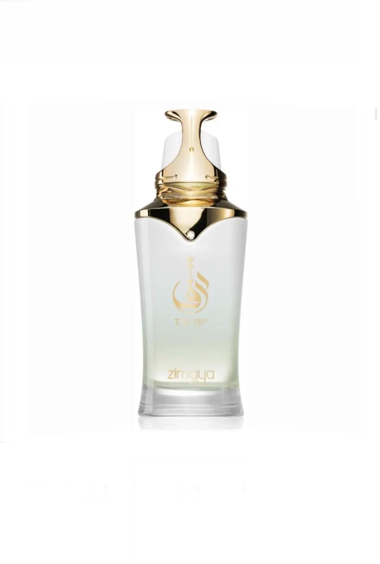 Taraf White 100ml EDP Zimaya By Afnan