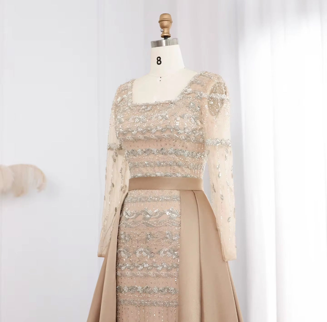 Deena Hand Embroidered Gown (Pre-Order)