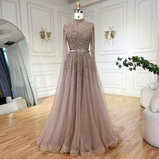 Mira Hand Embellished Gown (Pre-Order)