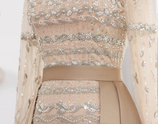 Deena Hand Embroidered Gown (Pre-Order)