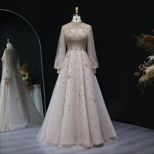Aryam Hand Embroidered Gown (Pre-Order)