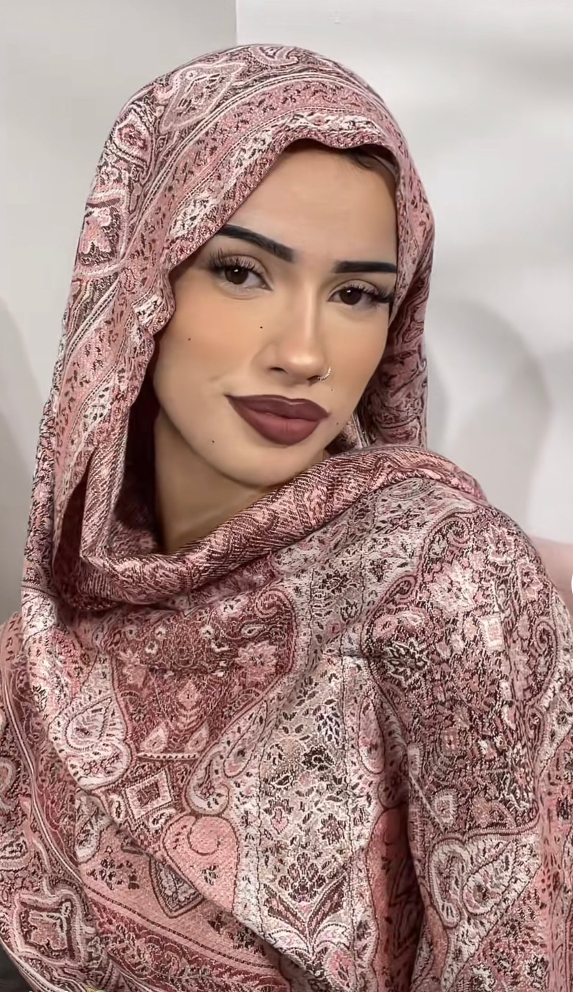 Dusty Pink 100% Pashmina Hijab