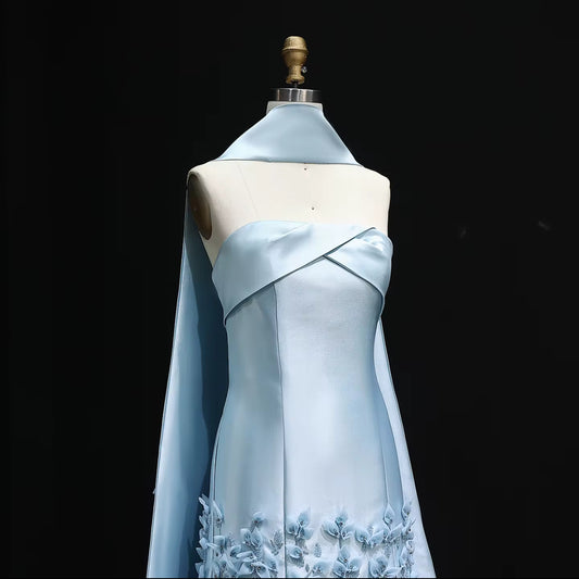 Hoor Sky Hand Embroidered Gown (Pre-Order)