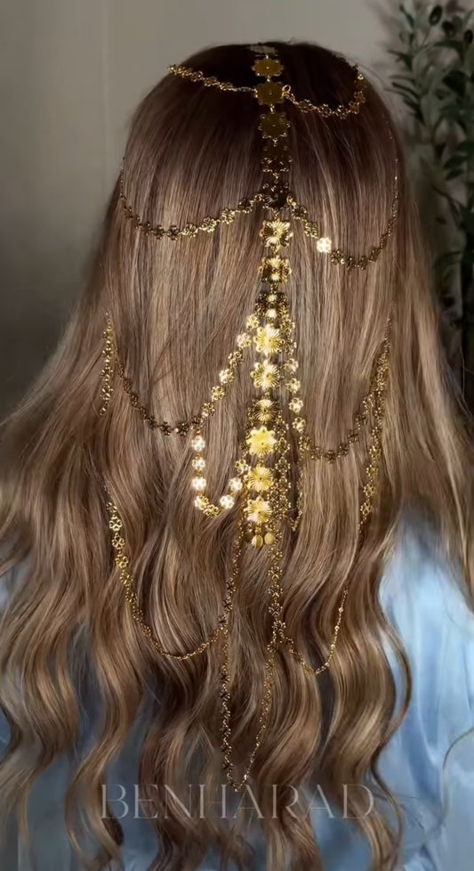 Maysa Gold Headpiece