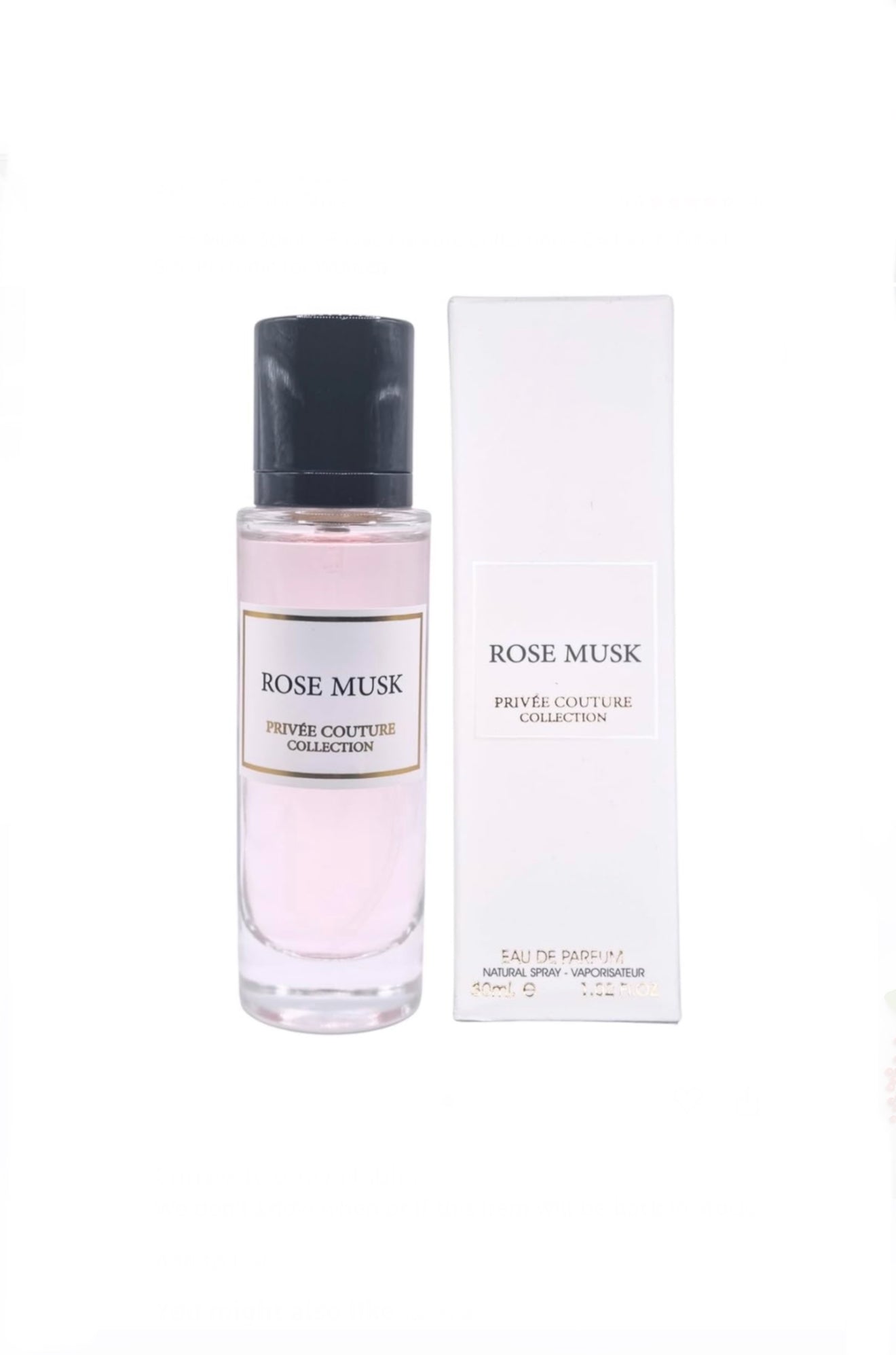 Rose Musk EDP 30ml Privee Couture Collection Similar To ( Dior Rose Kabuki ) For Her Travel Size