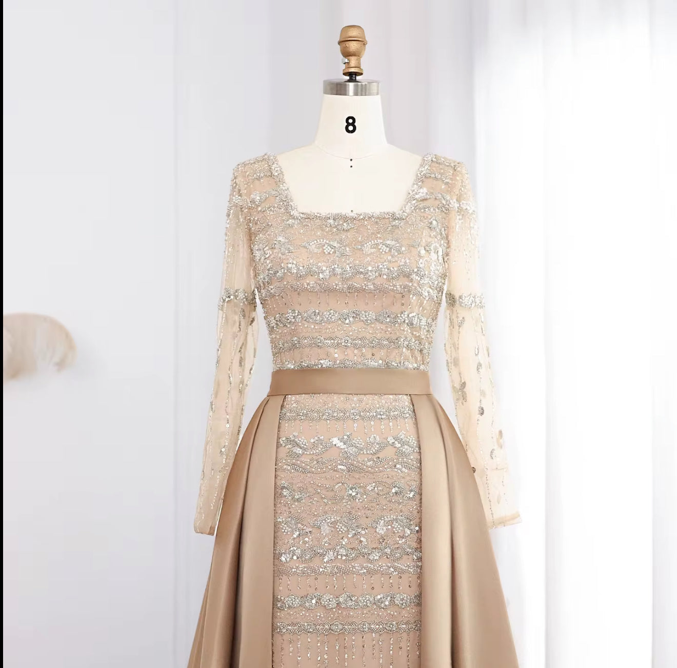 Deena Hand Embroidered Gown (Pre-Order)