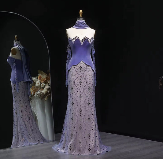 Doha Hand Embroidered Gown (Pre-Order)