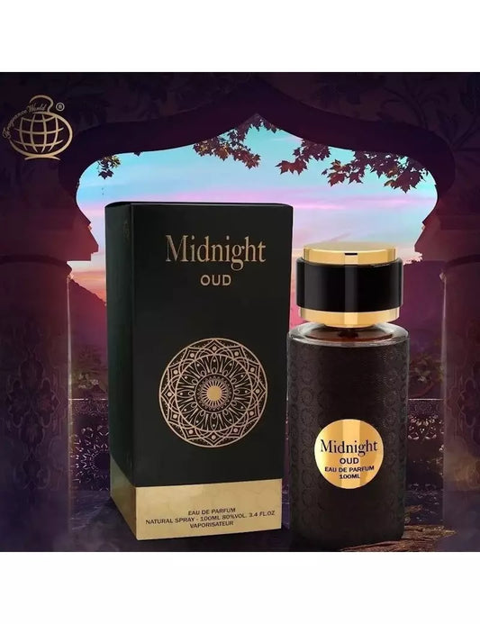 Fragrance World Midnight Oud 100ml EDP Unisex Similar To ( Royal Oud By George Armani )￼￼