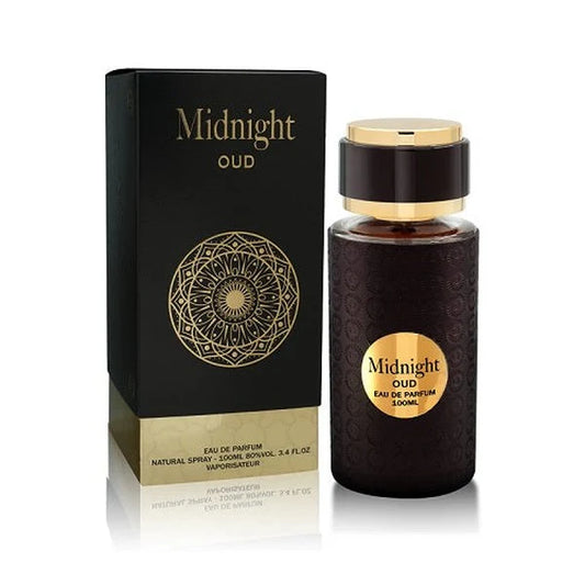 Fragrance World Midnight Oud 100ml EDP Unisex Similar To ( Royal Oud By George Armani )￼￼