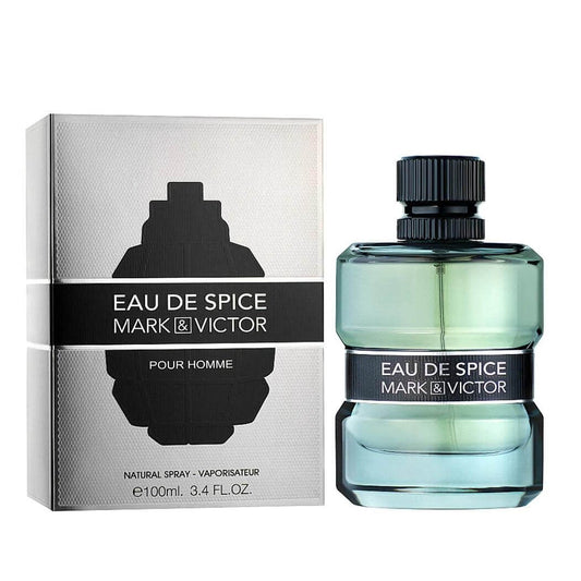 Mark & Victor Eau De Spice 100ml EDP by Fragrance World For Him