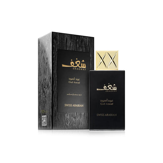 SHAGHAF OUD ASWAD EDP 75ml By Swiss Arabian (Original) Unisex