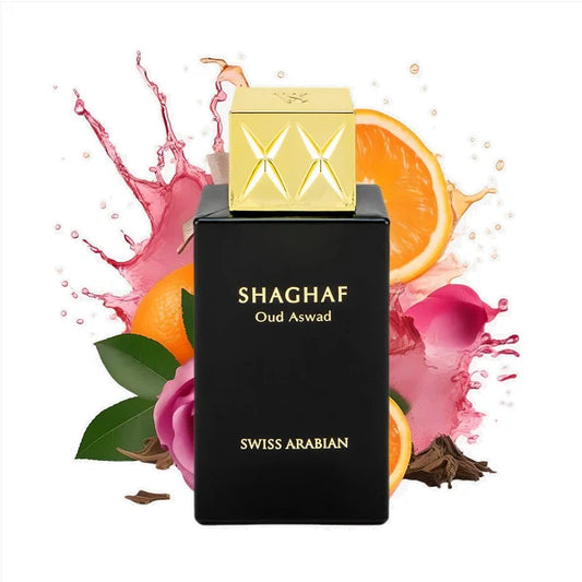SHAGHAF OUD ASWAD EDP 75ml By Swiss Arabian (Original) Unisex
