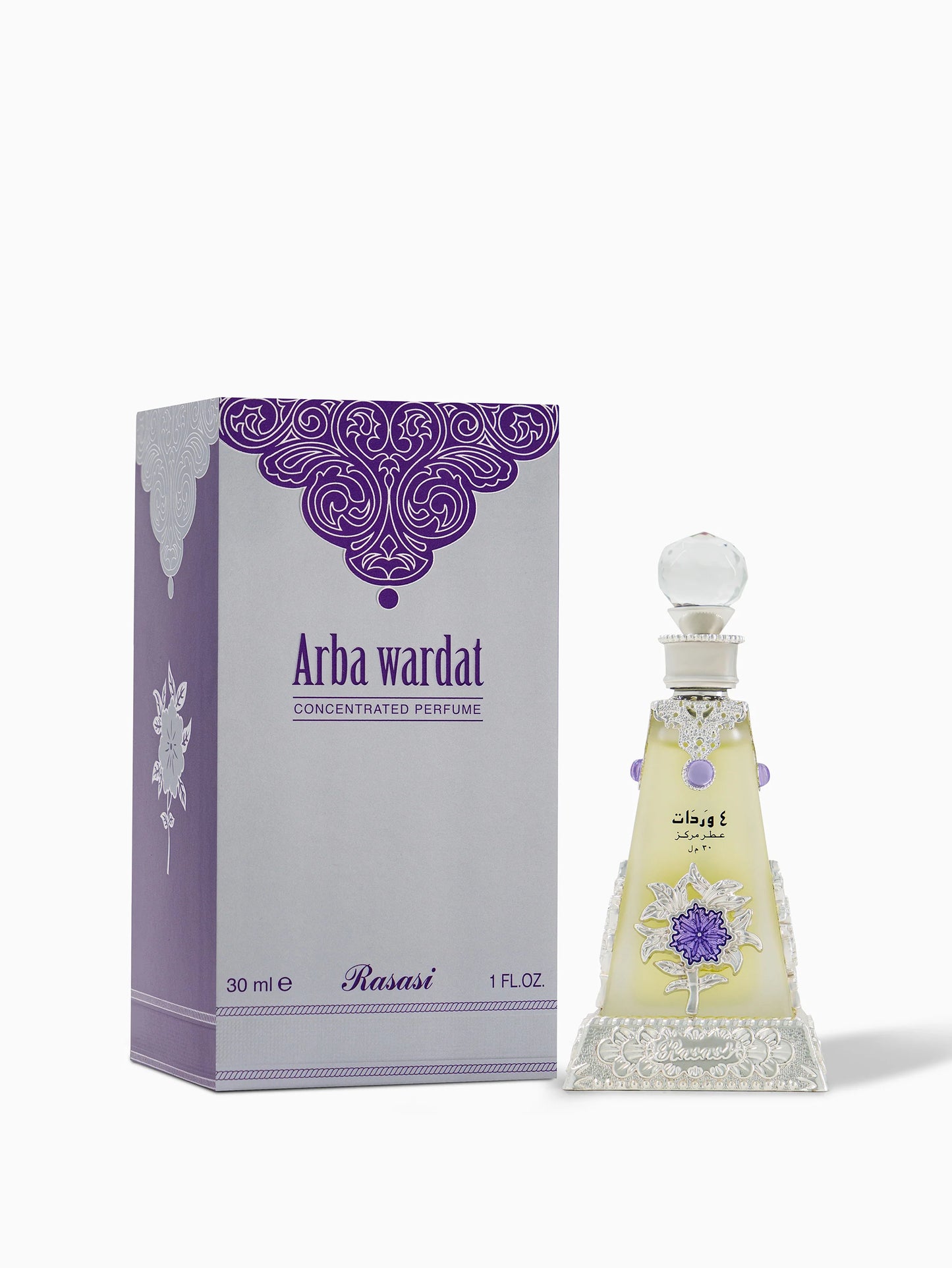 Arba Wardat Concentrated Perfume Oil 30ml Rasasi Unisex