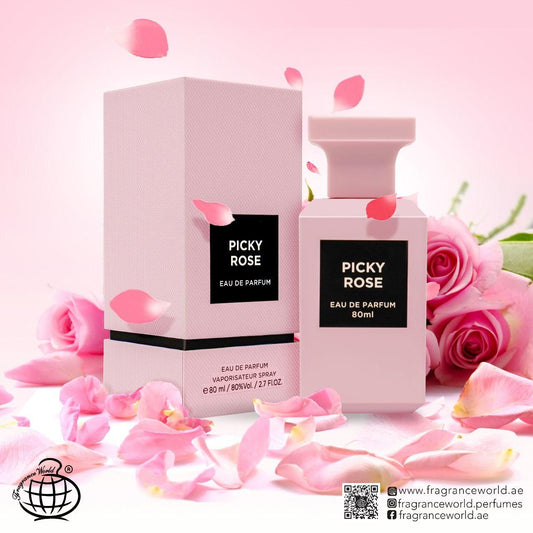 Picky Rose 80ml EDP by Fragrance World For Her