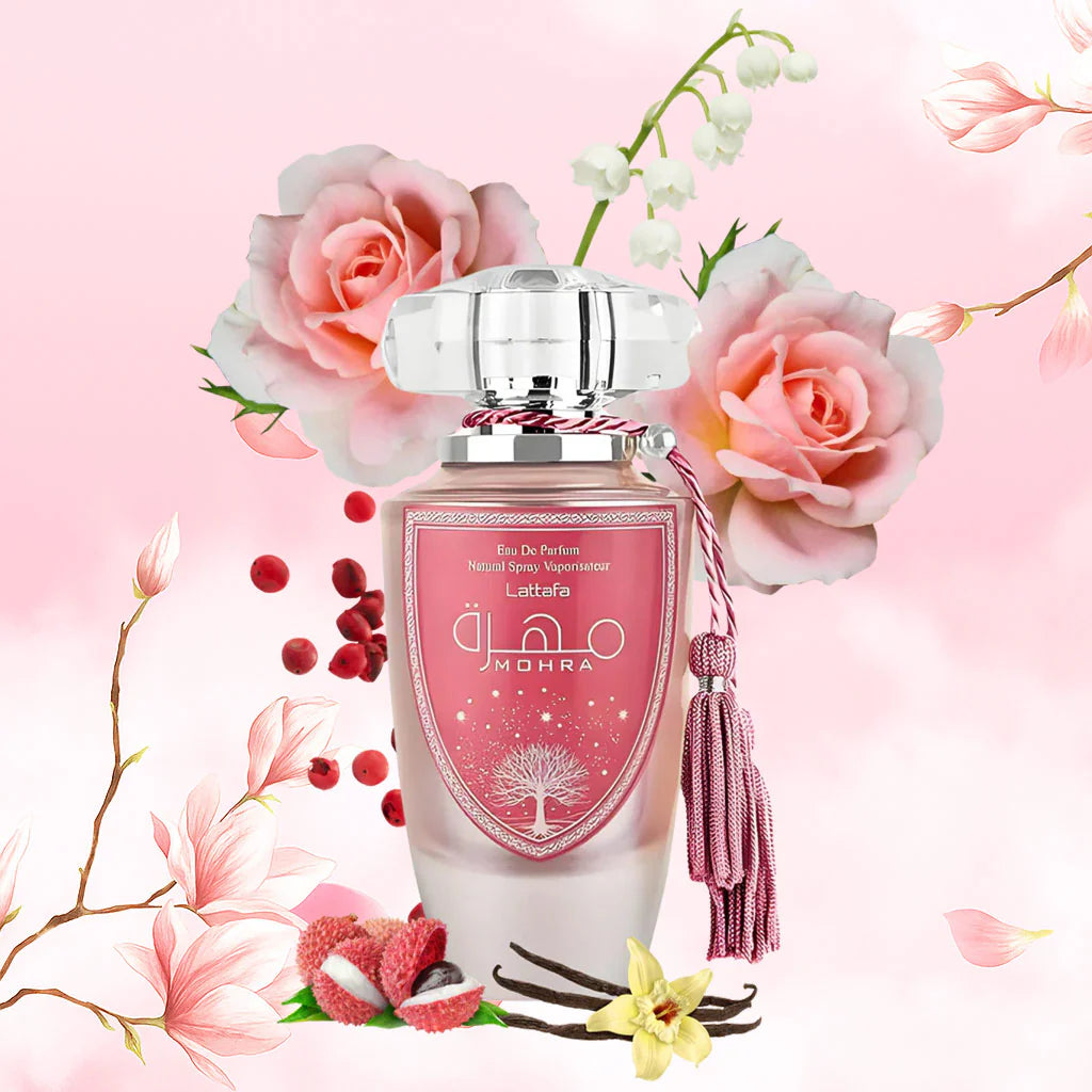 Mohra Silky Rose Perfume 100ml By Lattafa For Her