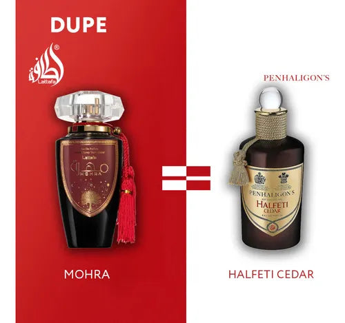 Mohra EDP 100ml Unisex By Lattafa Similar To ( Penhaligon’s Halfeti Cedar )